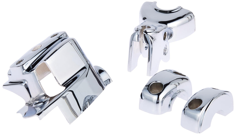 Kuryakyn 1740 Motorcycle Handlebar Accessory: Complete Chrome Replacement Brake and Clutch Control Dress-Up Kit for 2008-13 Harley-Davidson Touring Motorcycles