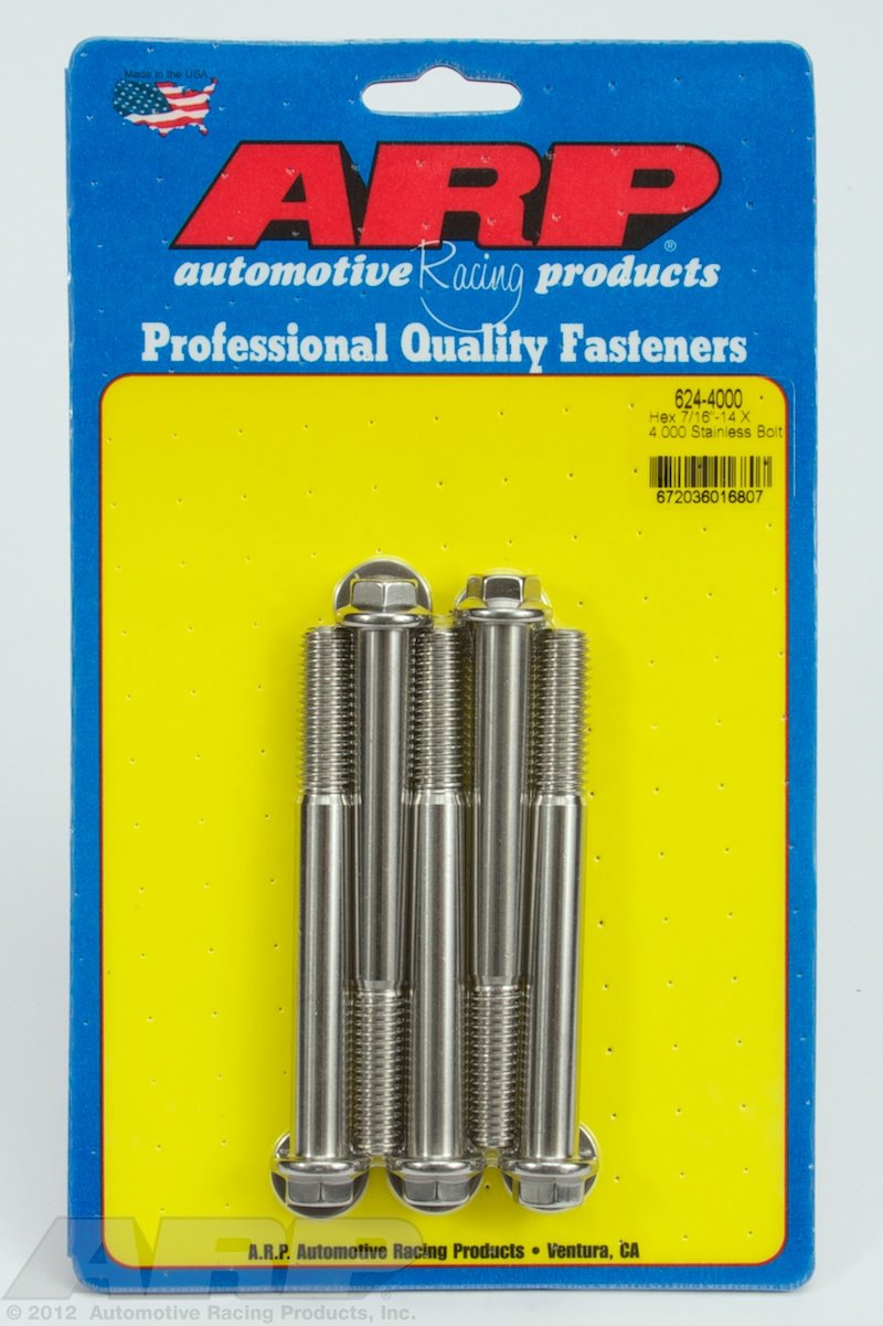 ARP (624-4000) Hex Bolt, Stainless Steel