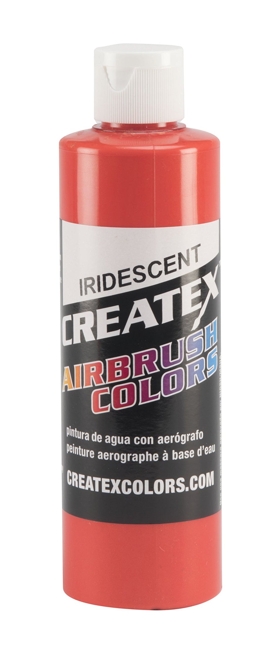 Createx Colors Paint for Airbrush, 8 oz, Iridescent Scarlet