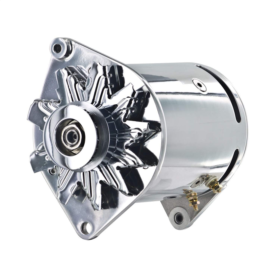 Powermaster 282158-2 PowerGEN Alternator (Ford Polish 90A 12V T-Bird 1958-63 w/Lamp Term w/Step Pulley for 3/8 Belt), 1 Pack