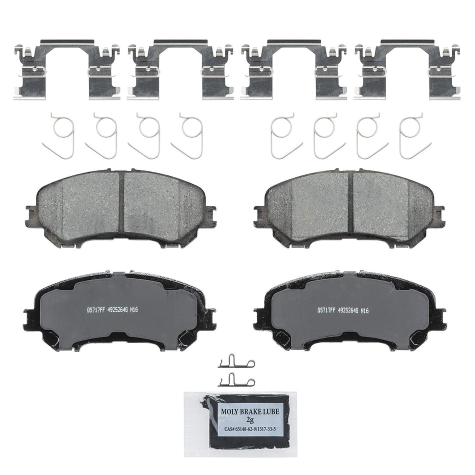 Wagner QuickStop ZD1737 Front Disc Brake Pad Set for 2017 Nissan Rogue