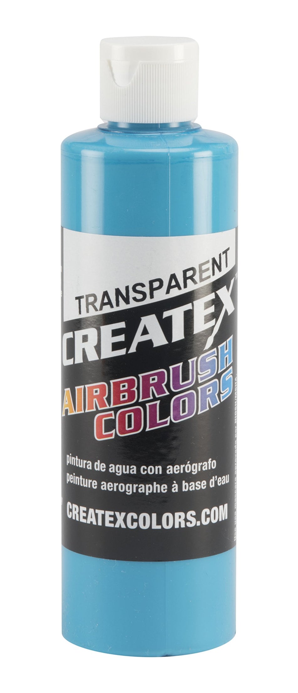 Createx Colors Paint for Airbrush, 8 oz, Transparent Maui Blue