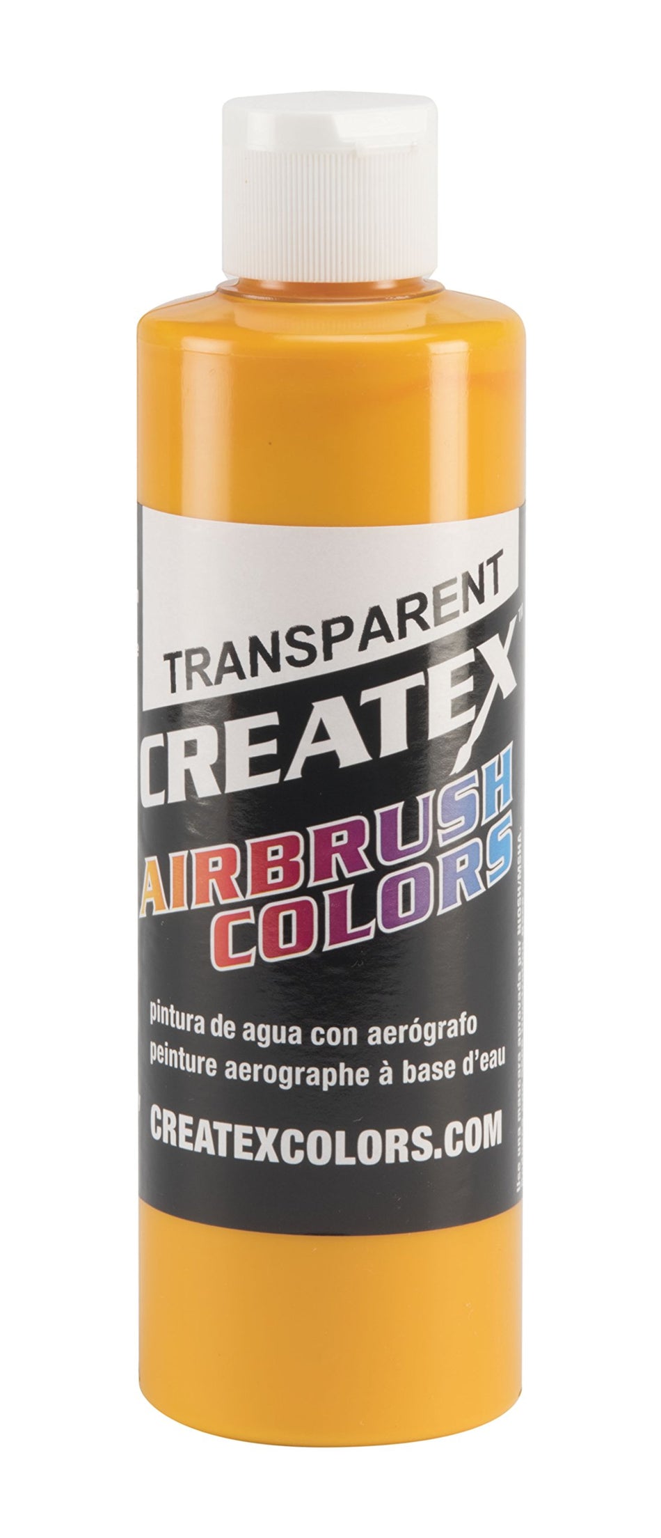 Createx Colors Paint for Airbrush, 8 oz, Transparent Canary Yellow