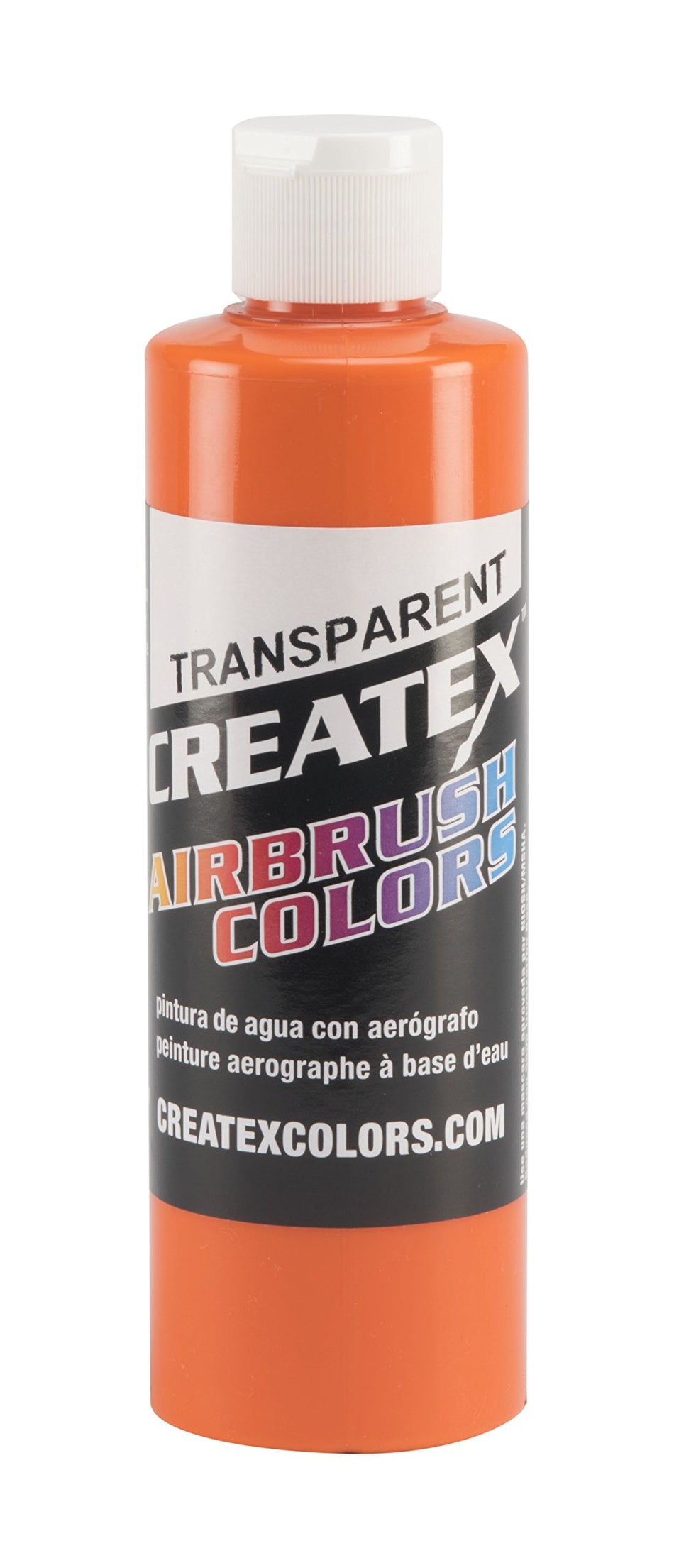 Createx Colors Paint for Airbrush, 8 oz, Transparent Orange