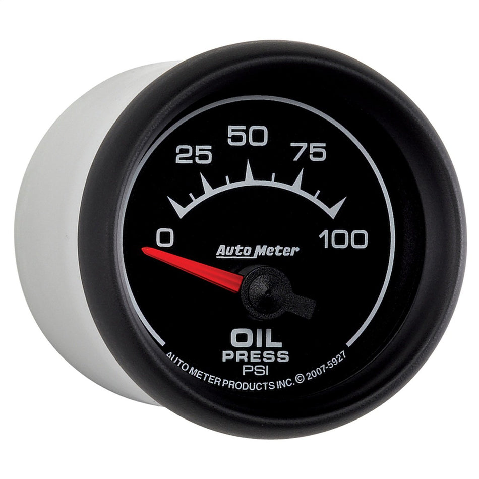 Auto Meter 5927 ES 2-1/16 0-100 PSI Short Sweep Electric Oil Pressure Gauge