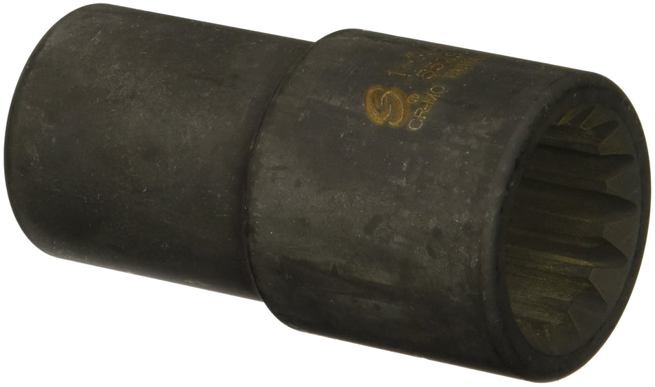 Sunex 5529#5 Spline Drive 1-1/4-Inch Deep Thin Wall Impact Socket