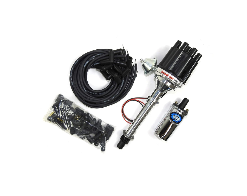 Pertronix Bundle003 Ignition Kit (Includes Chevy SB/BBPlay Distributor Black Female Cap), 1 Pack