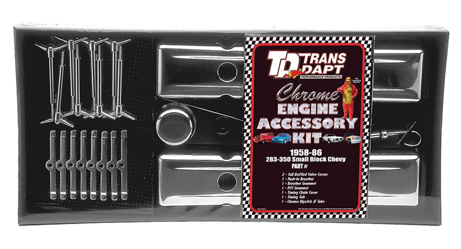 Trans-Dapt 3041 Chrome Engine Dress-Up Kit