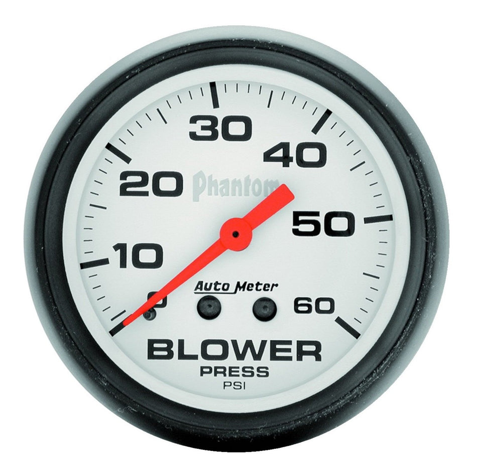 Auto Meter 5802 Phantom Mechanical Boost Gauge,2.625 in.