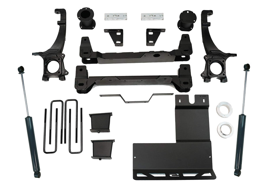 RealTruck SUPERLIFT Suspension 6" Lift Kit for Toyota Tacoma | Complete Lift Kit with Front Strut Spacers & Rear Shadow Series Shocks | K253 | Fits 2016-2023 Toyota Tacoma