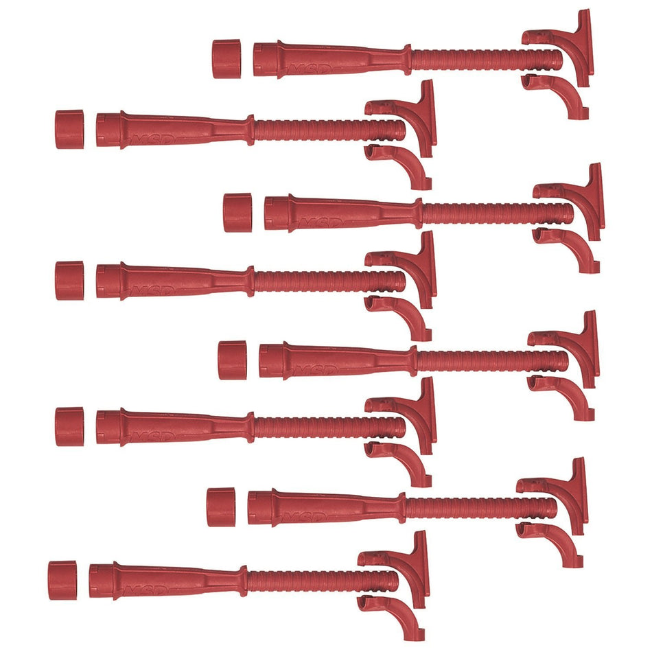 MSD 34759 Hemi Tube, Replacement, 8, Red