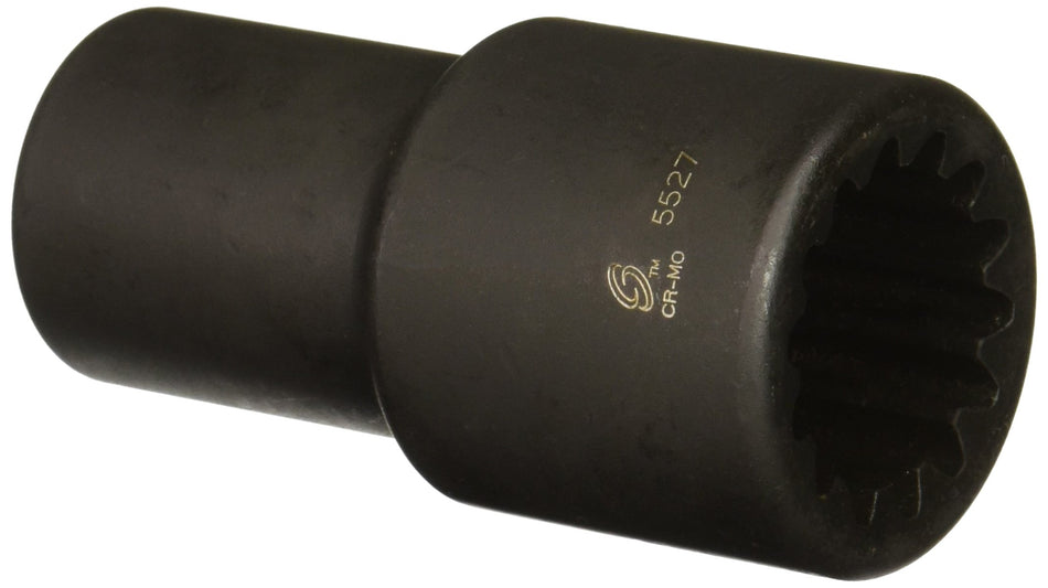 Sunex 5527#5 Spline Drive 1-1/16-Inch Deep Thin Wall Impact Socket