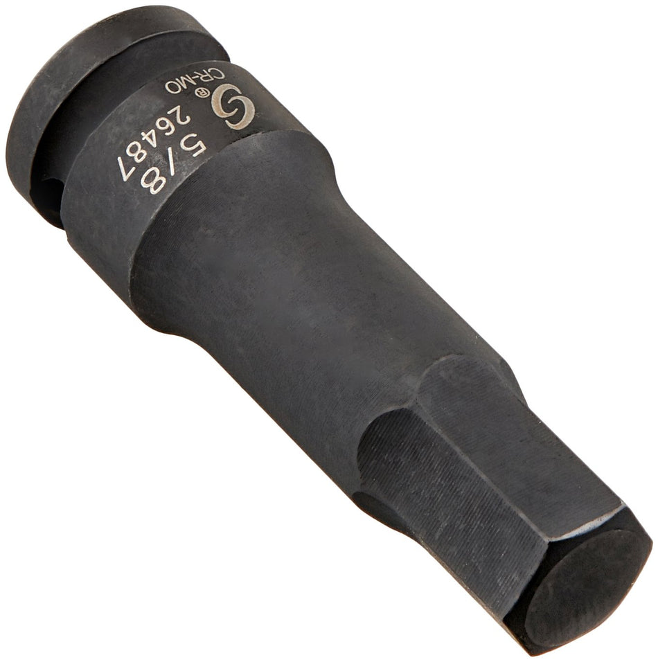 SUNEX TOOLS 26487 1/2-Inch Drive 5/8-Inch Hex Impact Socket