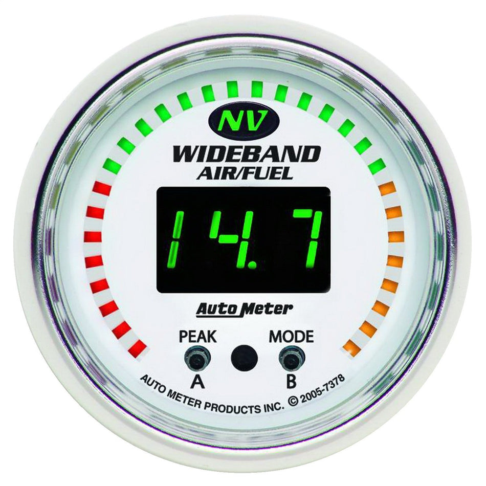 Auto Meter 7378 NV 2-1/16 Digital Wideband Air/Fuel Ratio PRO with Sensor