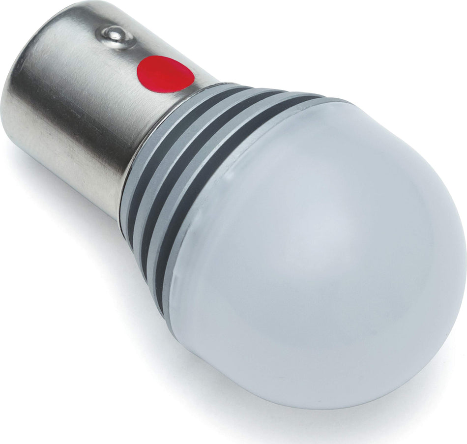 Kuryakyn 2888 Motorcycle Lighting: Replacement LED Light Bulb for Type 1156 Single-Circuit Applications, Red, Pack of 1