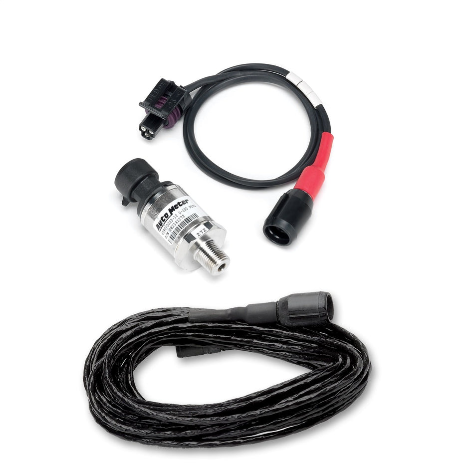 Auto Meter 9134 Pressure Sensor Kit (15 PSI, 8ft. harness, for Ultimate DL)