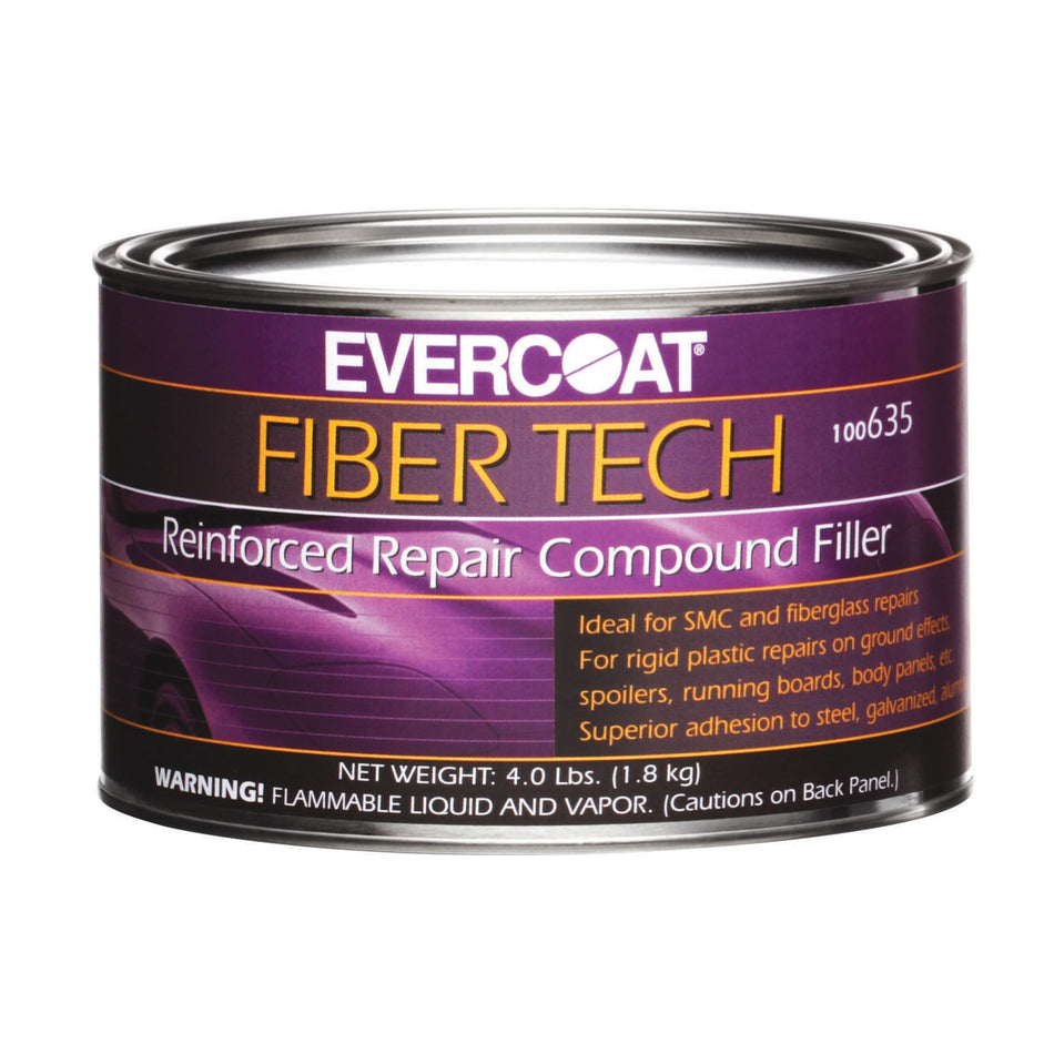 Evercoat Fiber Tech Reinforced Repair Compound for Galvanized Steel, Aluminum, and More - 64 Fl Oz