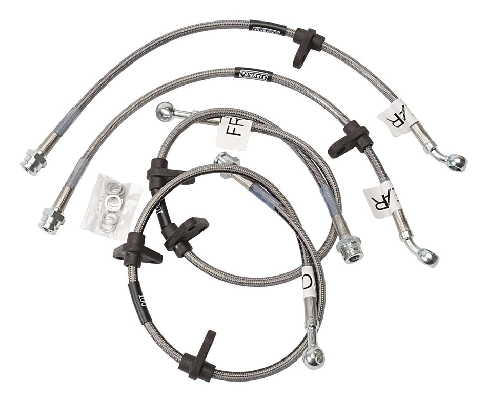 Edelbrock/Russell 684850 Direct Bolt-On Brake Hose Kit
