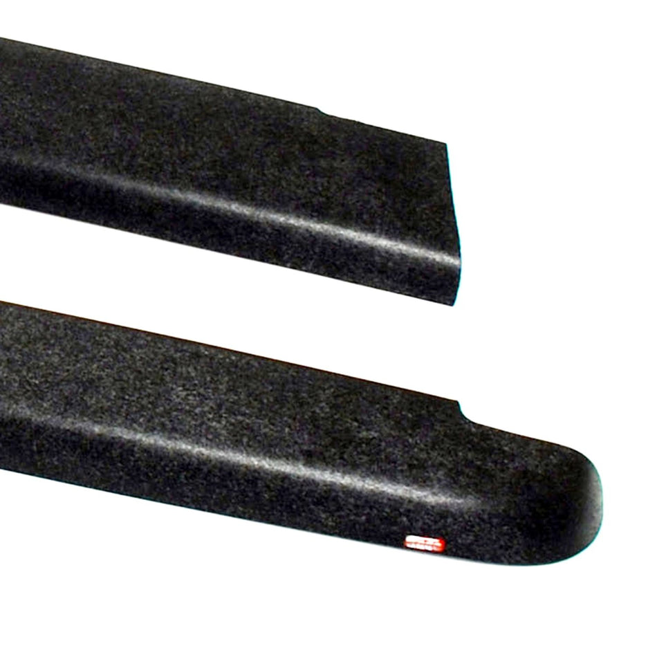 Westin Wade 72-40101 Truck Bed Rail Caps Black Smooth Finish without Stake Holes for 1988-1998 Chevrolet GMC 1500 2500 3500 with 8ft bed (Set of 2)