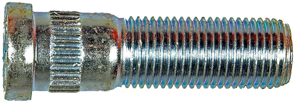 9/16-18 Serrated Wheel Stud - 0.625 In. Knurl, 2 In. Length