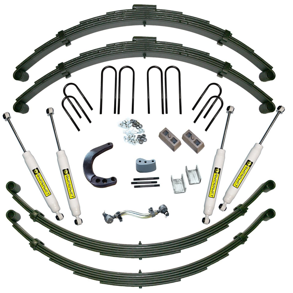RealTruck SUPERLIFT SUSPENSION 12" Lift Kit for K10/Suburban/Blazer | Complete Lift Kit with Front & Rear Shadow Shocks | K430 | Fits 1973-1987 Chevrolet K10; 1973-1991 Chevrolet Blazer/Suburban 4WD