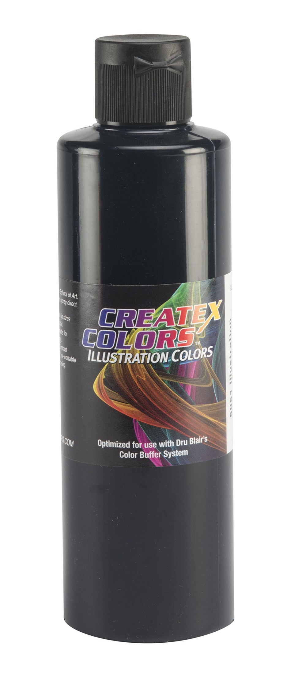 Createx Colors Paint for Airbrush, 8 oz, Illustration Black