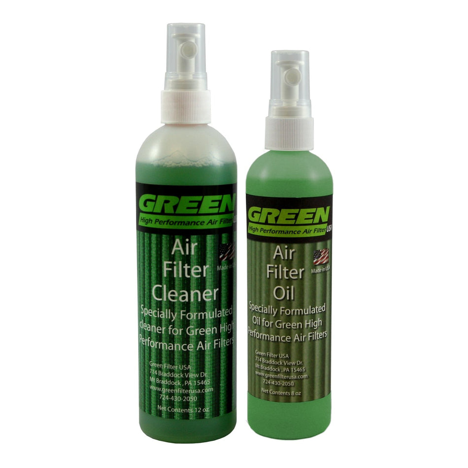 Green Filter 2000 Green High Performance Air Filter Recharge Oil and Cleaner Kit