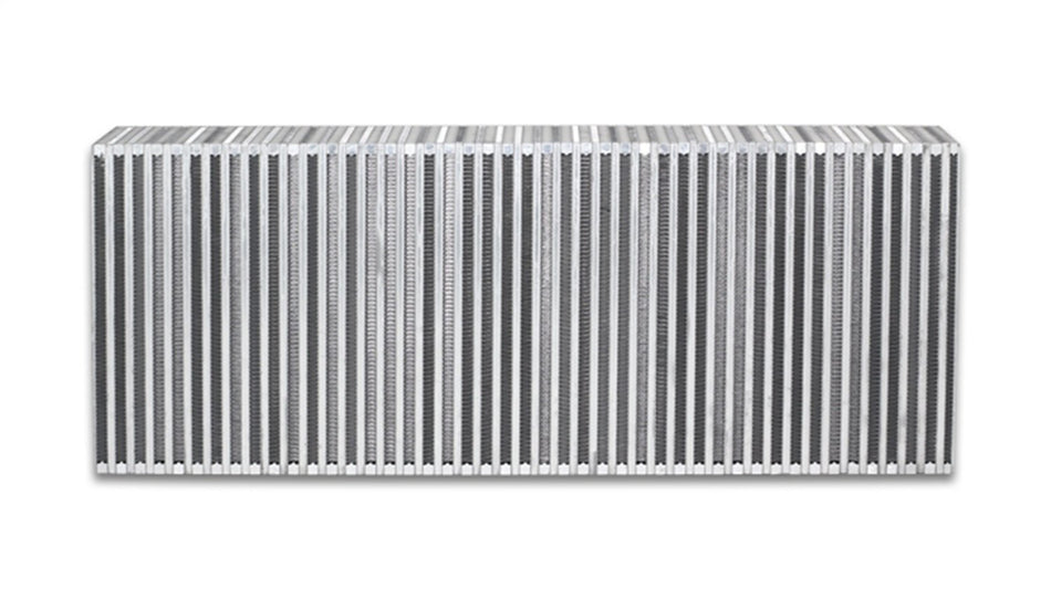 Vibrant Performance Power 12854 Intercooler, Air-to-Air, Core Only, Vertical Flow, 30.00 in. Wide x 12.00 in. High x 4.50 in. Thick, Bar and Plate Construction, Universal Fit, Aluminum, each