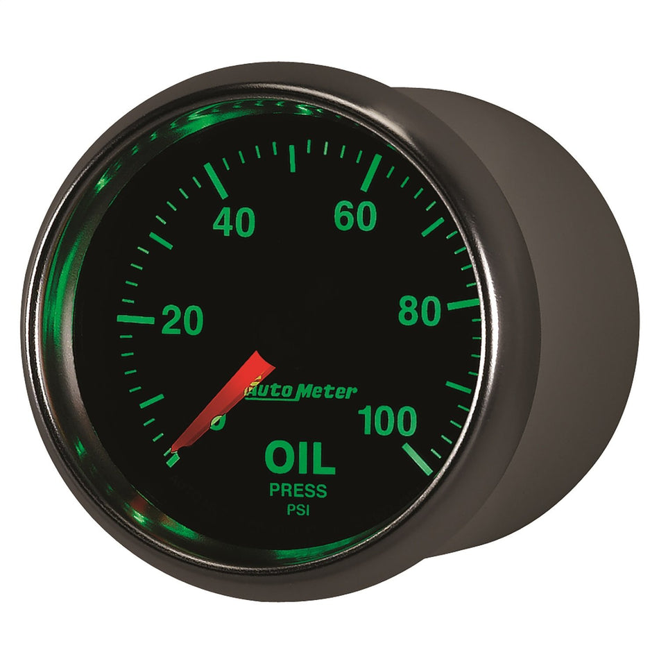 Auto Meter 3821 GS Mechanical Oil Pressure Gauge,2.3125 in.