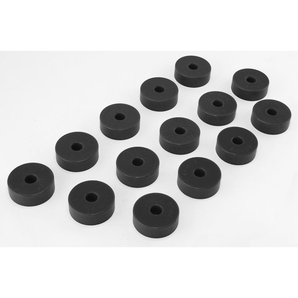 Rugged Ridge | Body Mount Kit, Black | 1-101BL | Fits 1955-1973 Jeep CJ-5