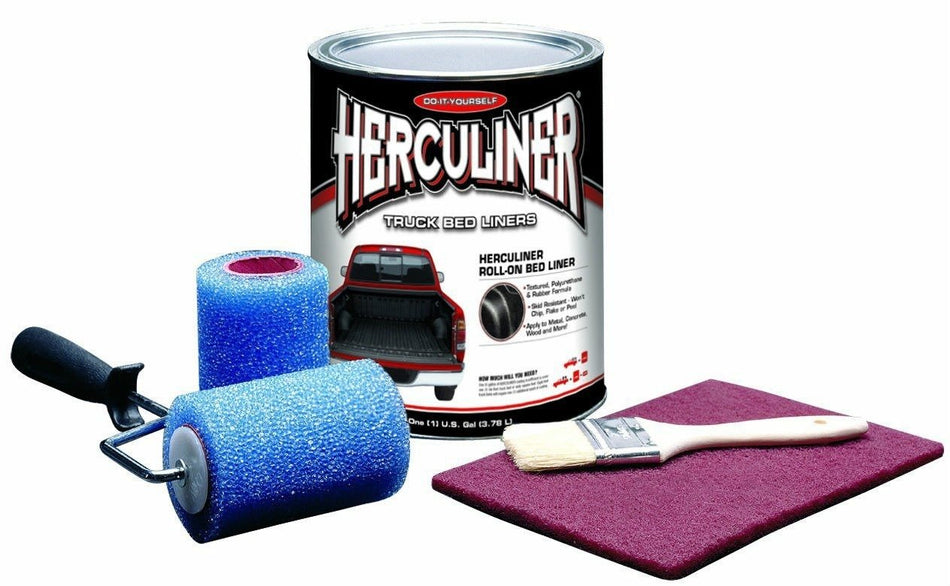 Herculiner Truck Bed Liner Kit For Pick-Up Truck Beds Blk Boxed