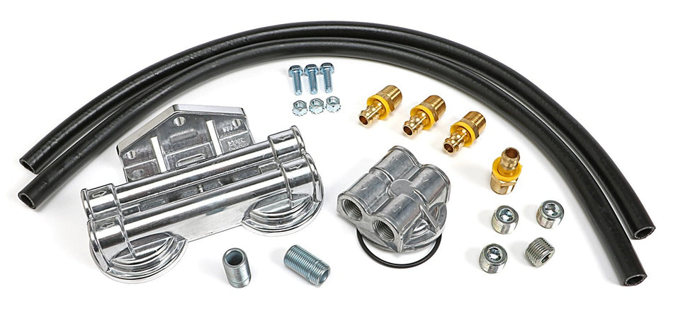 TRANS-DAPT PERFORMANCE - OIL FILTER RELOCATION KIT 90 DEGREE (1750)