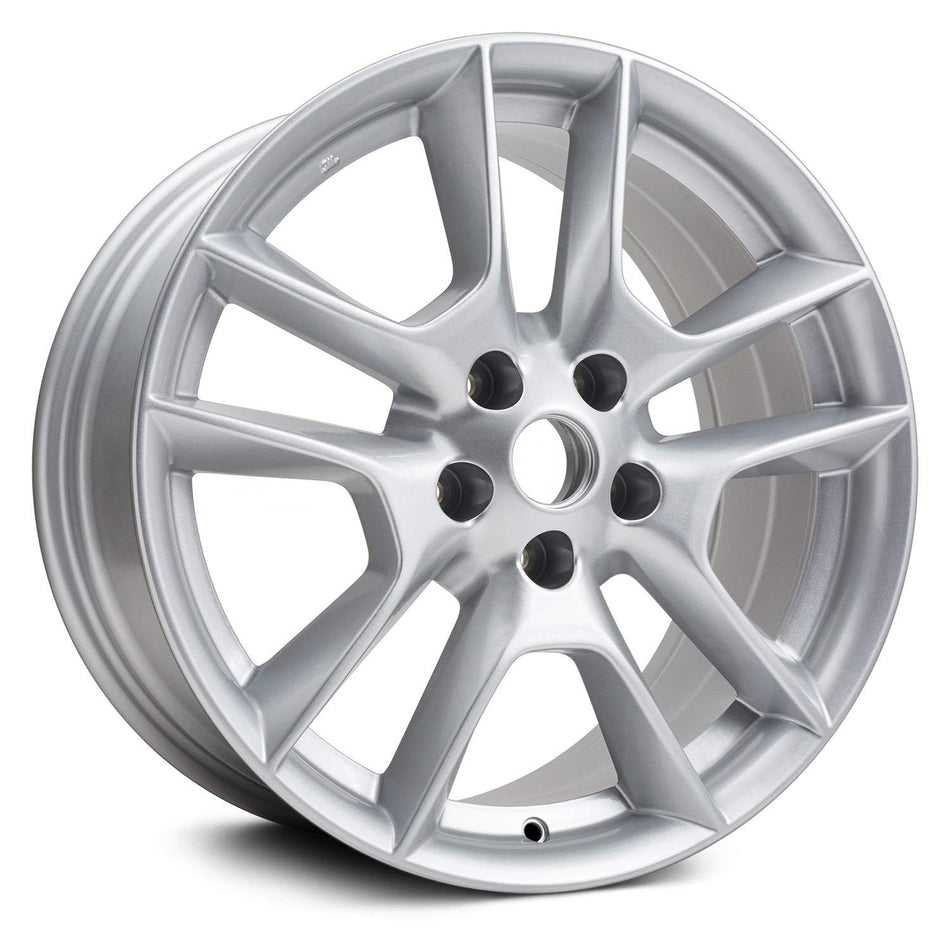 Replikaz - 5 V-Spoke Silver 18x8 Alloy Factory Wheel - Replica