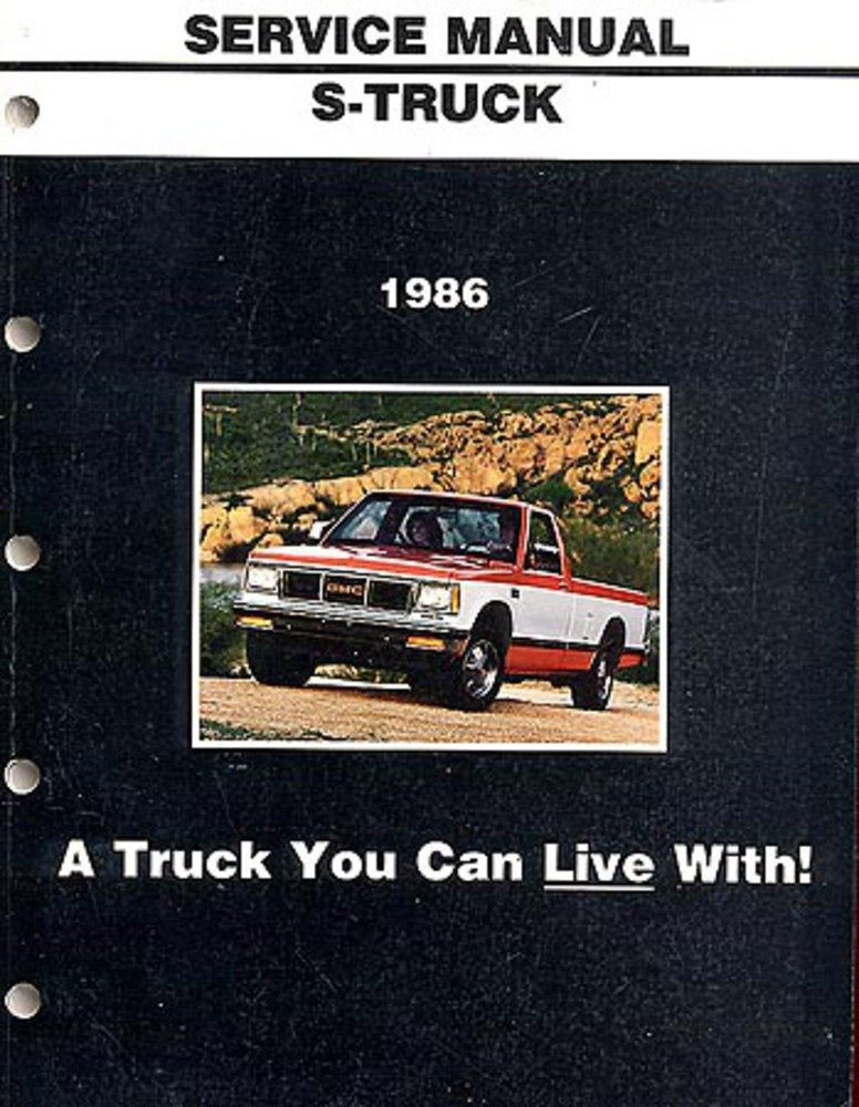 bishko automotive literature 1986 GMC S-15 Truck Jimmy Shop Service Repair Manual Book Engine Drivetrain OEM
