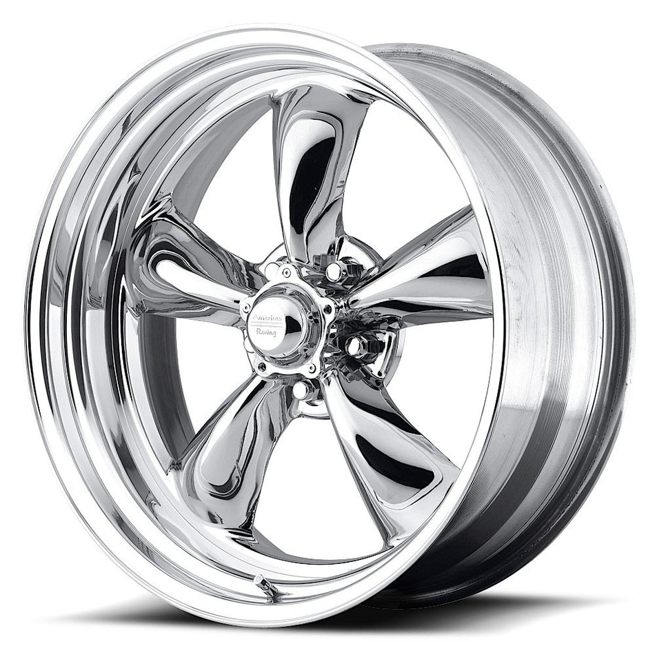 VN405 TORQ THRUST II CUSTOM 15x8, Bolt Pattern: 5x4.5/, Offset: -11, POLISHED, set of 1