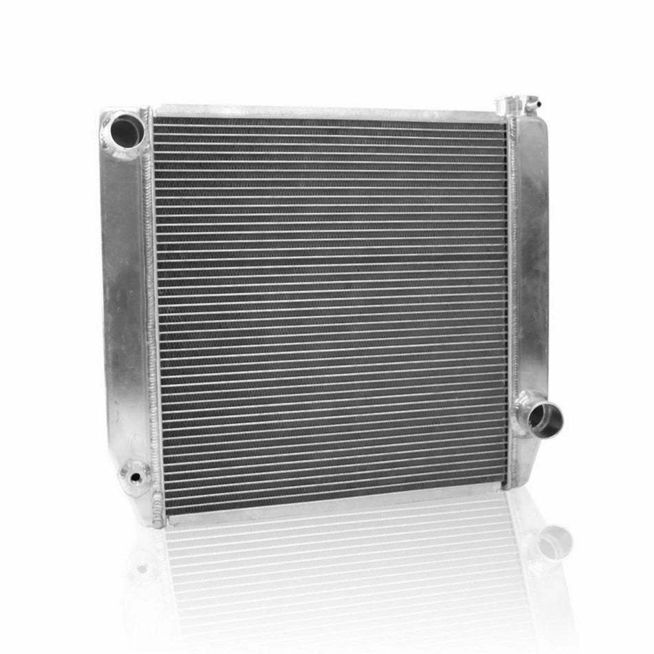 Griffin Radiator 1-55182-X MaxCool 22 x 19 2-Row Universal Radiator with 1.25 Tube and Top, Left, Bottom, Right Outlets
