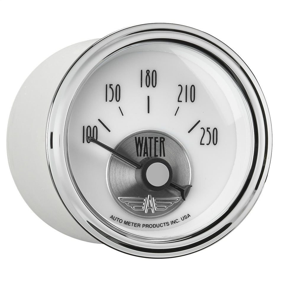 Auto Meter 2039 Prestige Pearl 2-1/16 Electric Water Temperature Gauge (100-250 Degree F, 52.4mm)