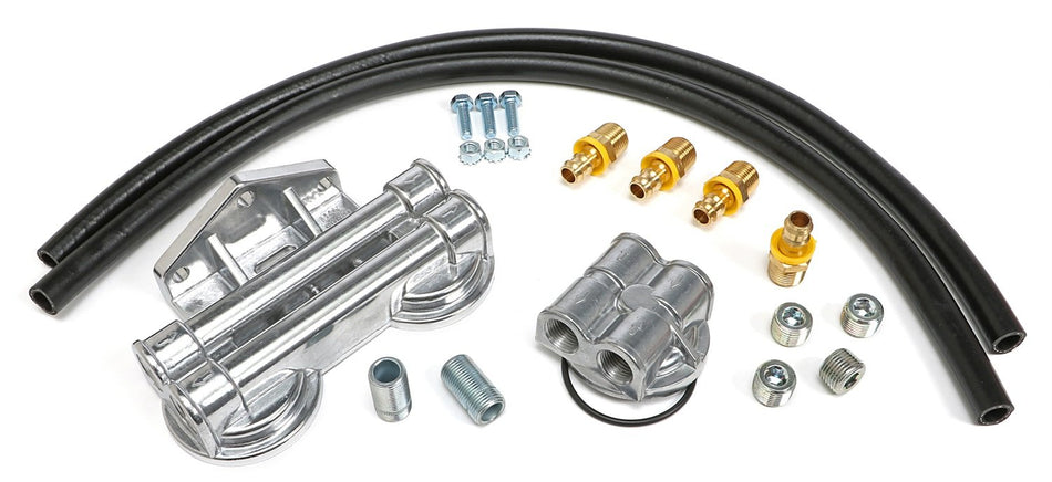 Trans-Dapt Performance 1758 Dual Oil Filter Relocation Kit