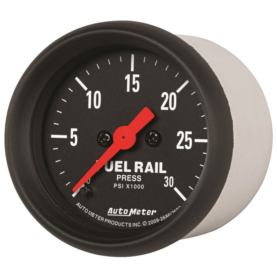 AUTO METER 2686 Z-Series Fuel Rail Pressure Gauge,2.3125 in.