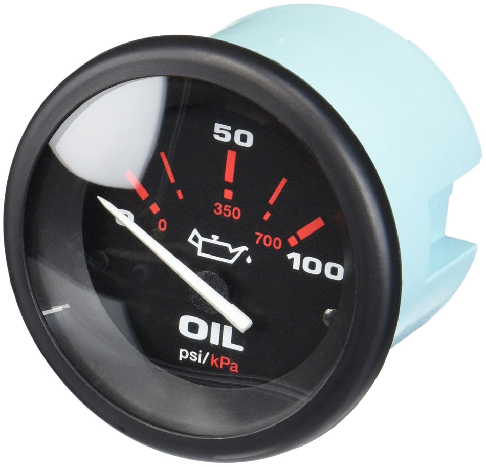 Sierra International 57929P Amega Domed Scratch Resistant Electric Oil Pressure Gauge, 2