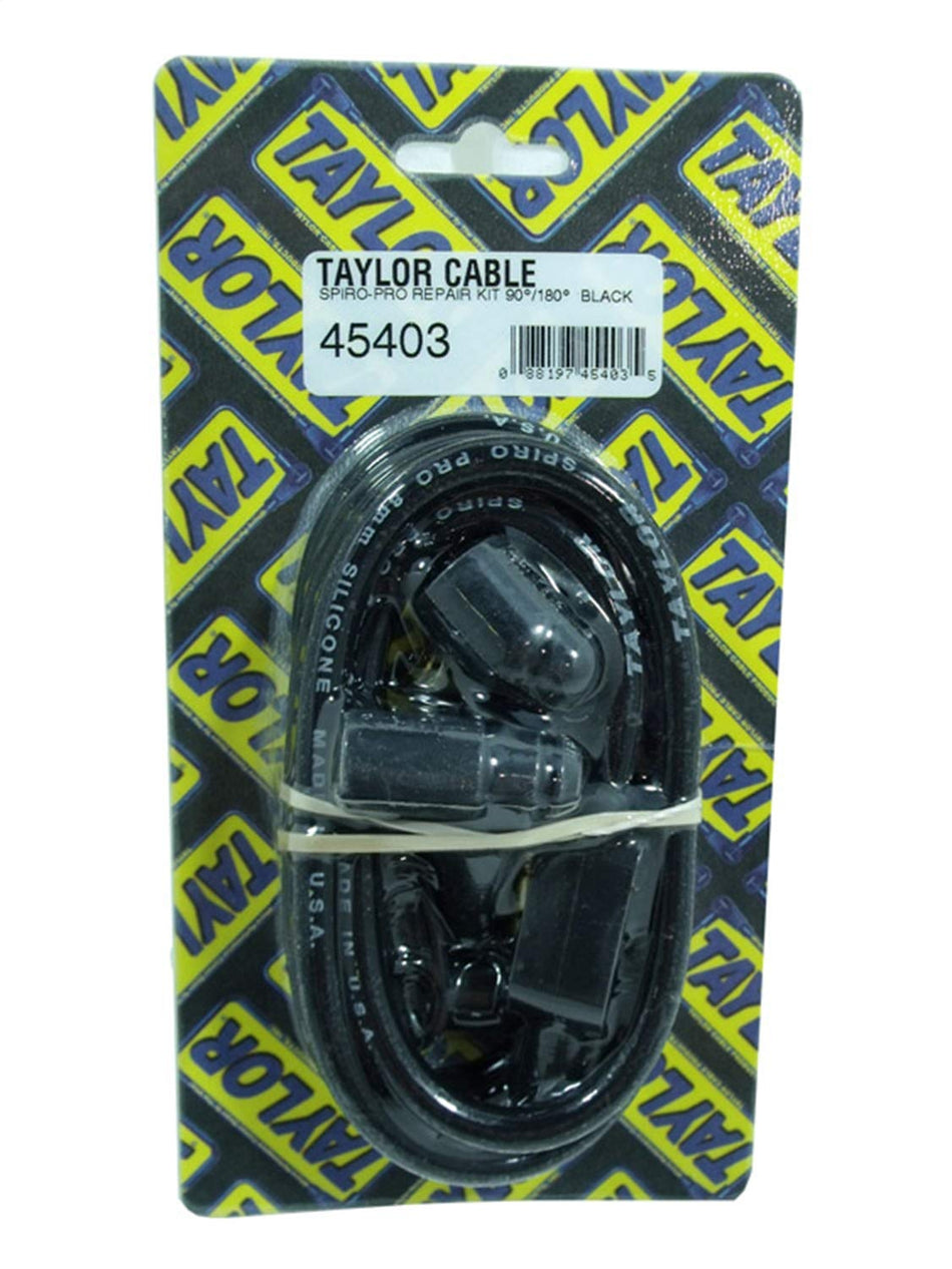 Taylor Cable Spiro-Pro Spark Plug and Coil Wire Repair Kit Black 8mm (45403)