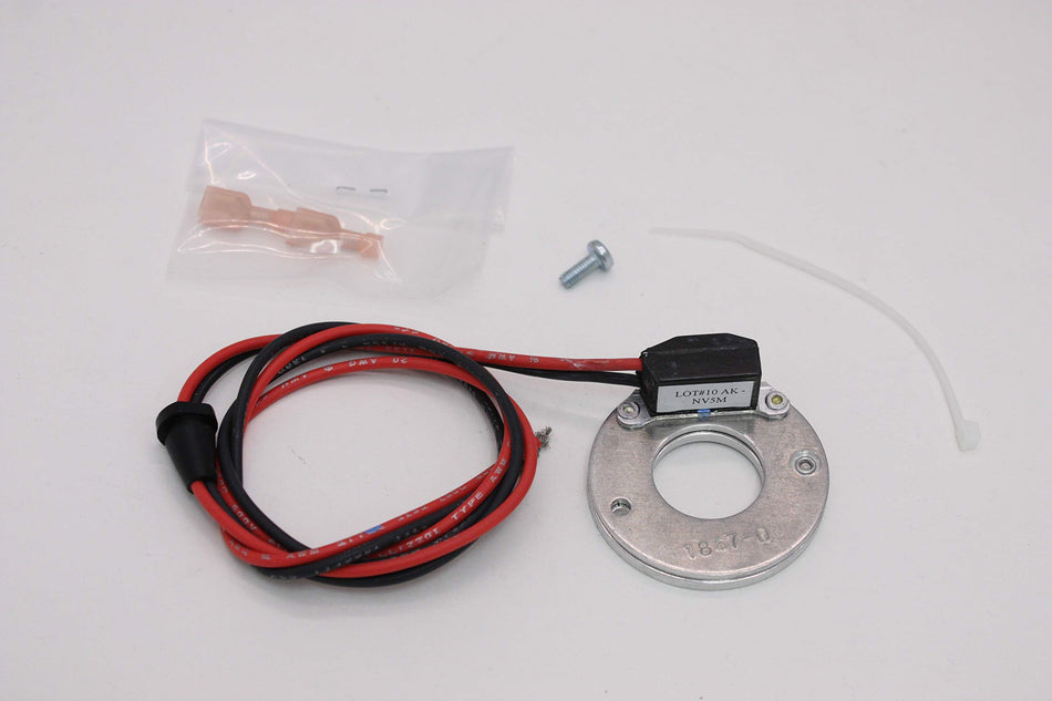 PERTRONIX REPLACEMENT ORIGINAL IGNITOR MODULE FOR ALL FLAME-THROWER STOCK-LOOK BOSCH STYLE NON VACUUM ADVANCE DISTRIBUTORS. 6-VOLT NEGATIVE GROUND.