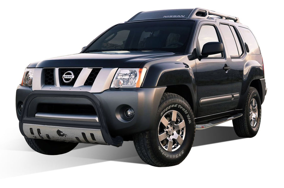 Black Horse Bull Bar Skid Plate Black Compatible with 2008-2012 Nissan Pathfinder-CBBS-NIC6105SP