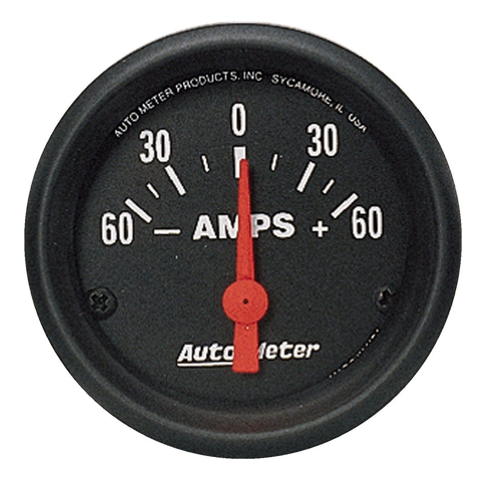 AUTO METER 2644 Z-Series Electric Ammeter Gauge,2.3125 in.