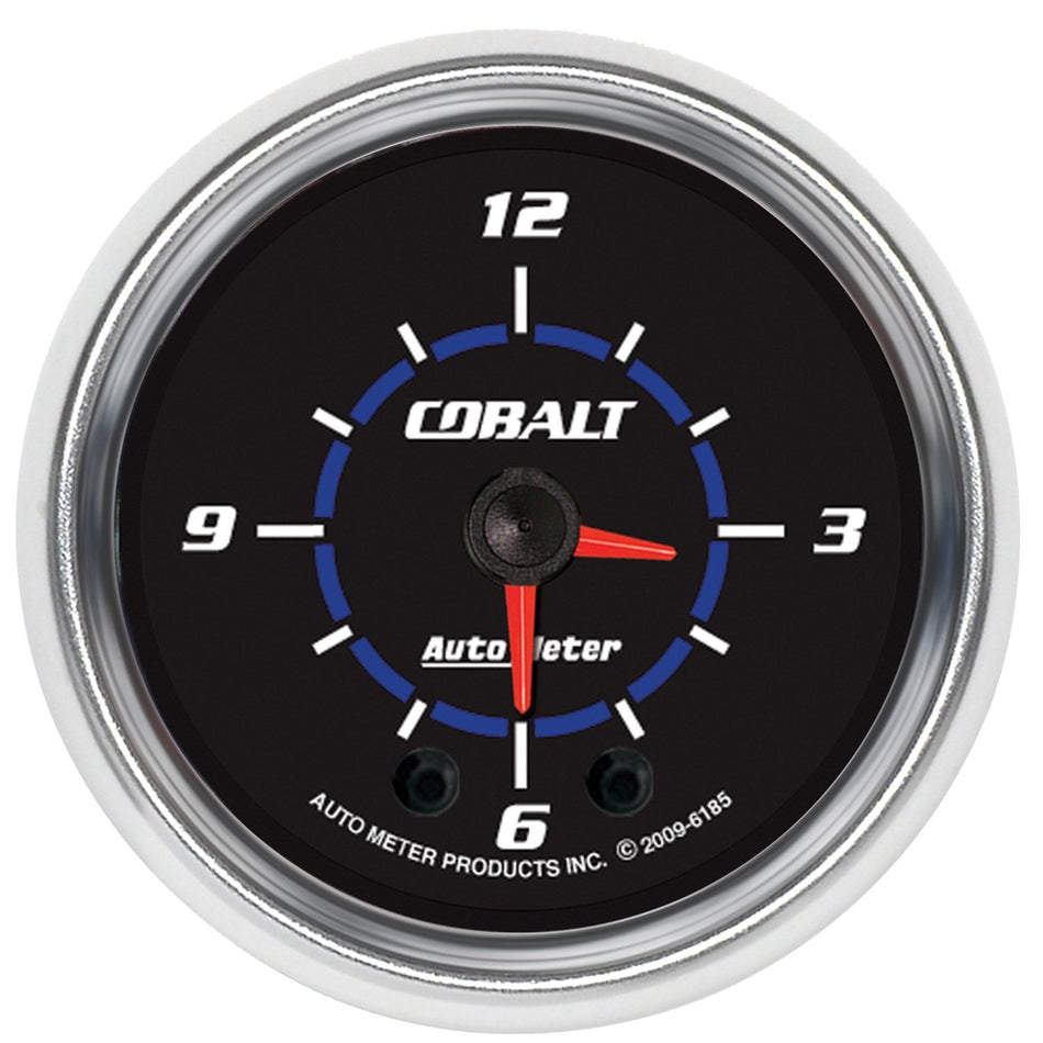 Auto Meter 6185 Cobalt 2 Analog Illuminated Clock Gauge