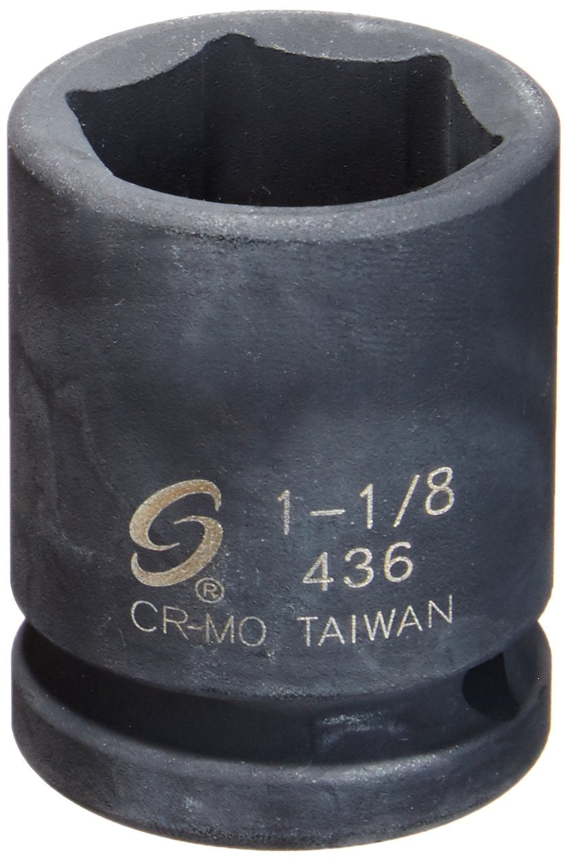 Sunex 0436 3/4-Inch Drive 1-1/8-Inch Impact Socket