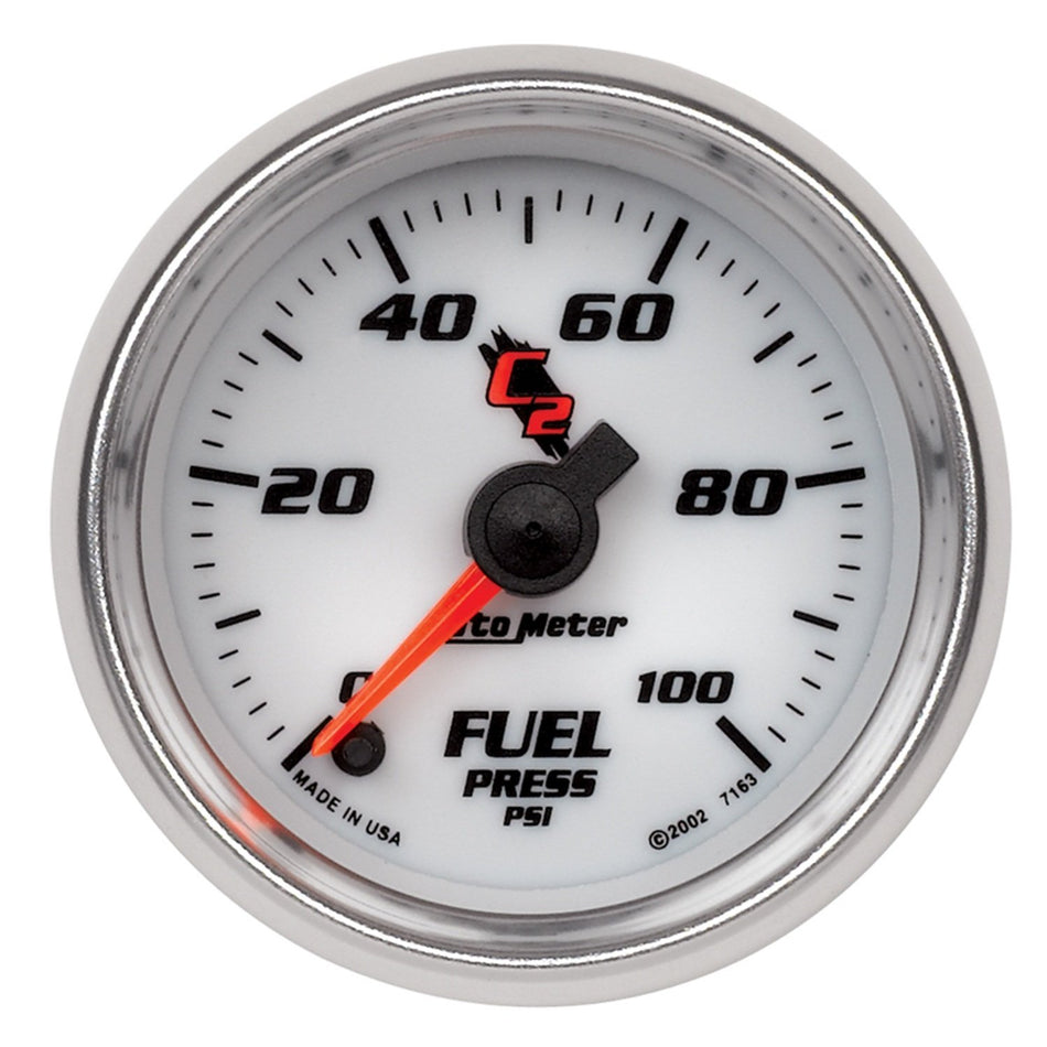 Auto Meter 7163 C2 Full Sweep Electric Fuel Pressure Gauge