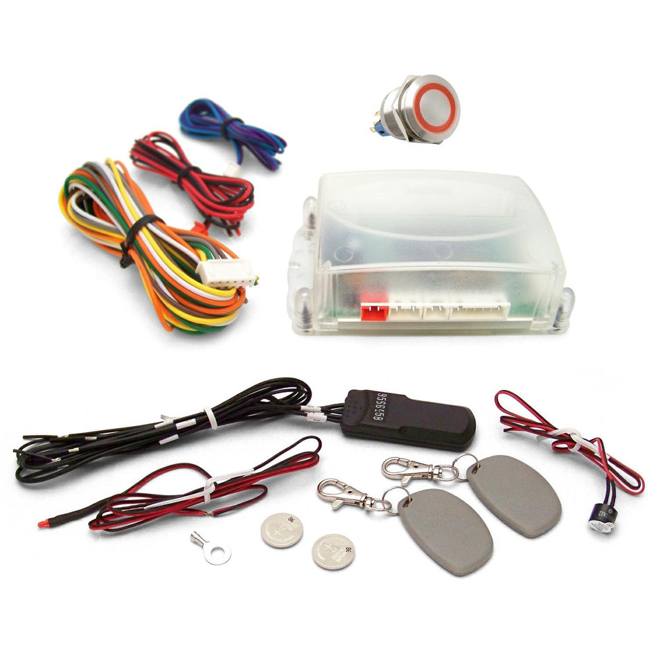 AutoLoc Power Accessories 89750 Red One Touch Engine Start Kit with RFID