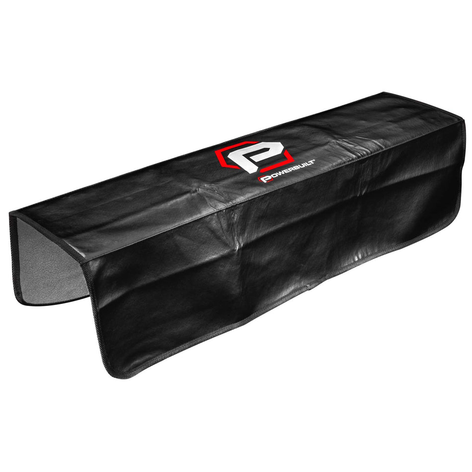 Powerbuilt 24x 34 Black Plush Vinyl Fender Cover Protector Pad Mat, Mechanic and Car Repair Under Hood Protection - 640083