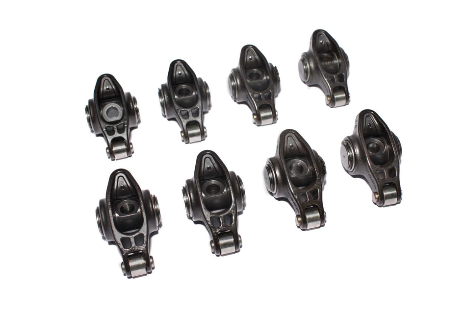 COMP Cams 1610-8 Ultra Pro Magnum Rocker Arm with 1.6 Ratio and 7/16 Stud for Small Block Chevrolet Intakes with Twisted Wedge Head, (Set of 8)